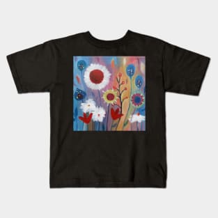 Playful Field of Flowers Nr. 4 Kids T-Shirt